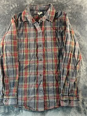 L.L.Bean Plaid Button-Front Flannel Shirt